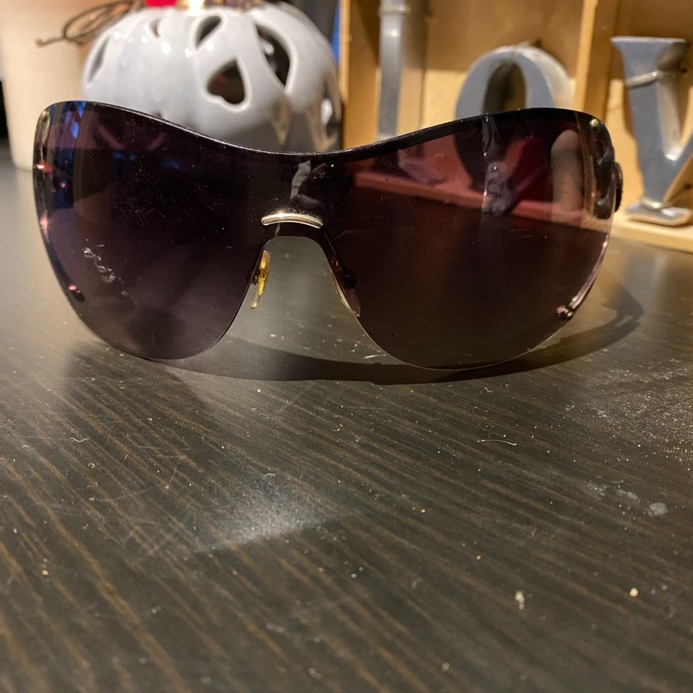 Gucci Rhinestone logo Sunglasses